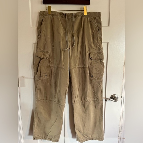 Abercrombie & Fitch Other - Vintage Y2K Abercrombie & Fitch Low Rise Cargo Paratrooper Parachute Pants Sz L